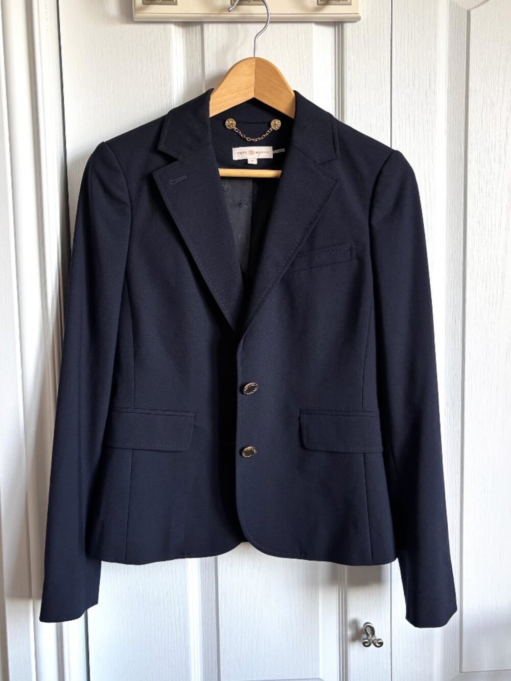 Tory Burch Navy Blue Blazer – Size 2